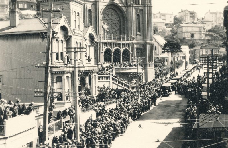 Procession for the funeral of Suzanne Aubert